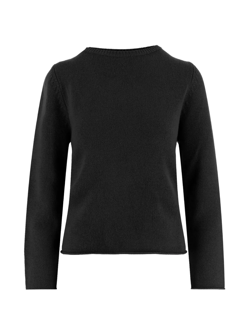 Allude crew-neck cashmere sweater - Schwarz