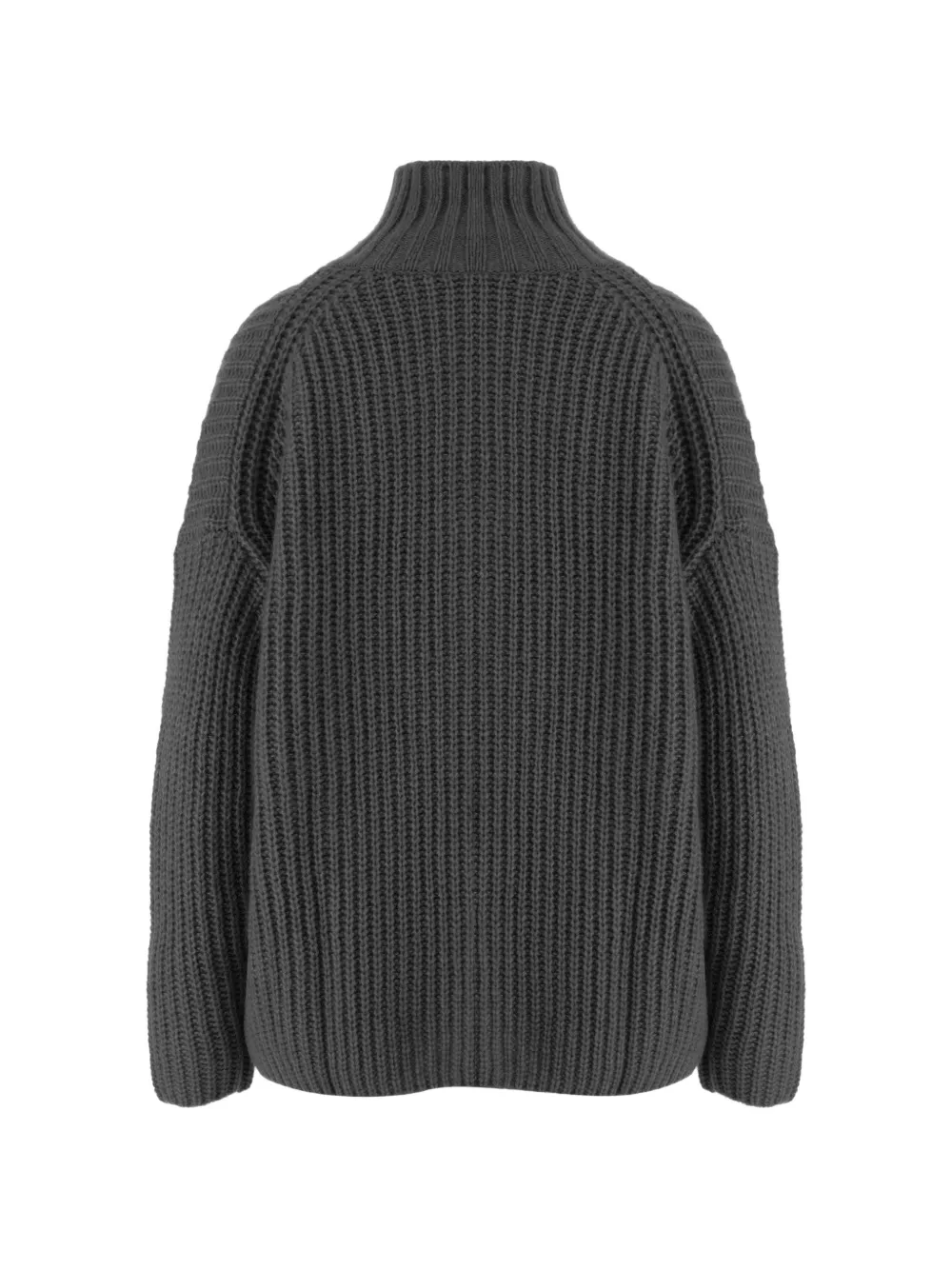 Allude ribbed-knit turtleneck sweater Grijs