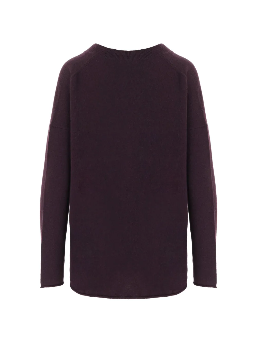 Allude Trui met V-hals Paars