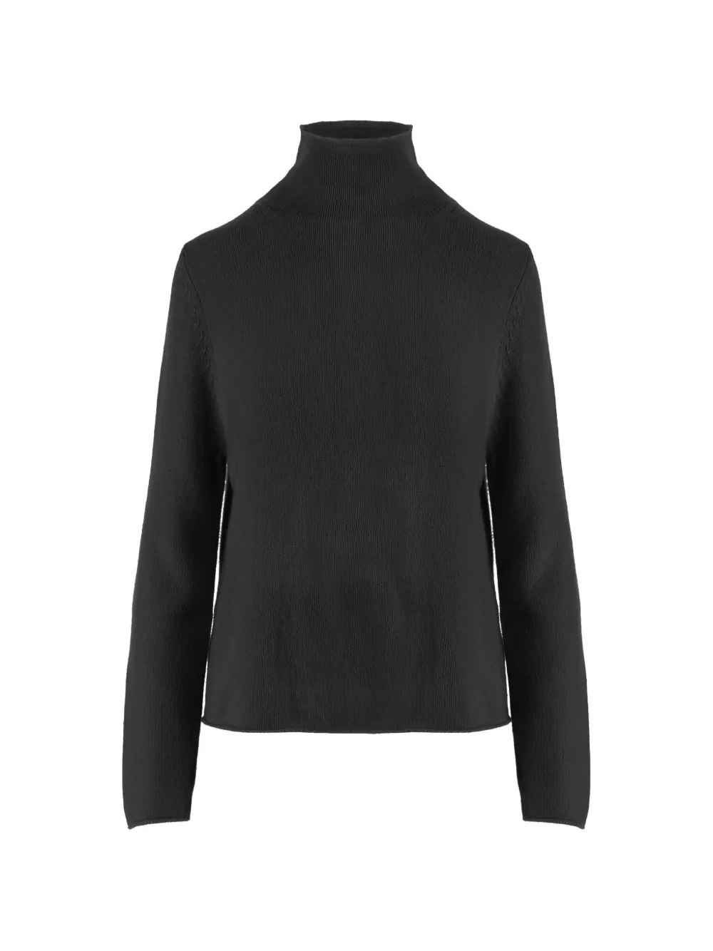 Allude turtleneck knit sweater Zwart