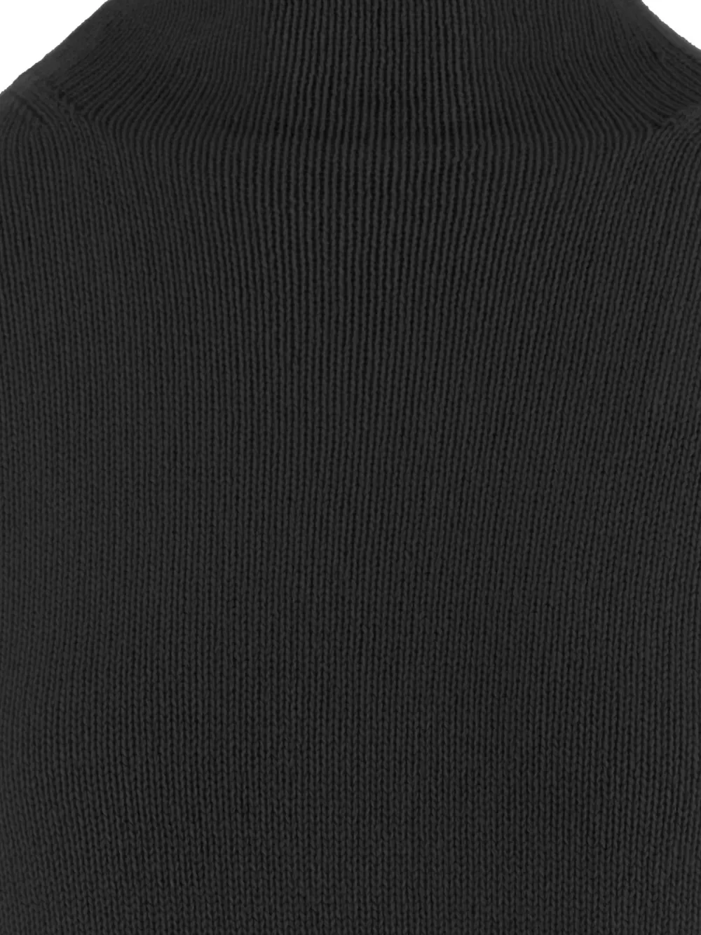 Allude turtleneck knit sweater Zwart