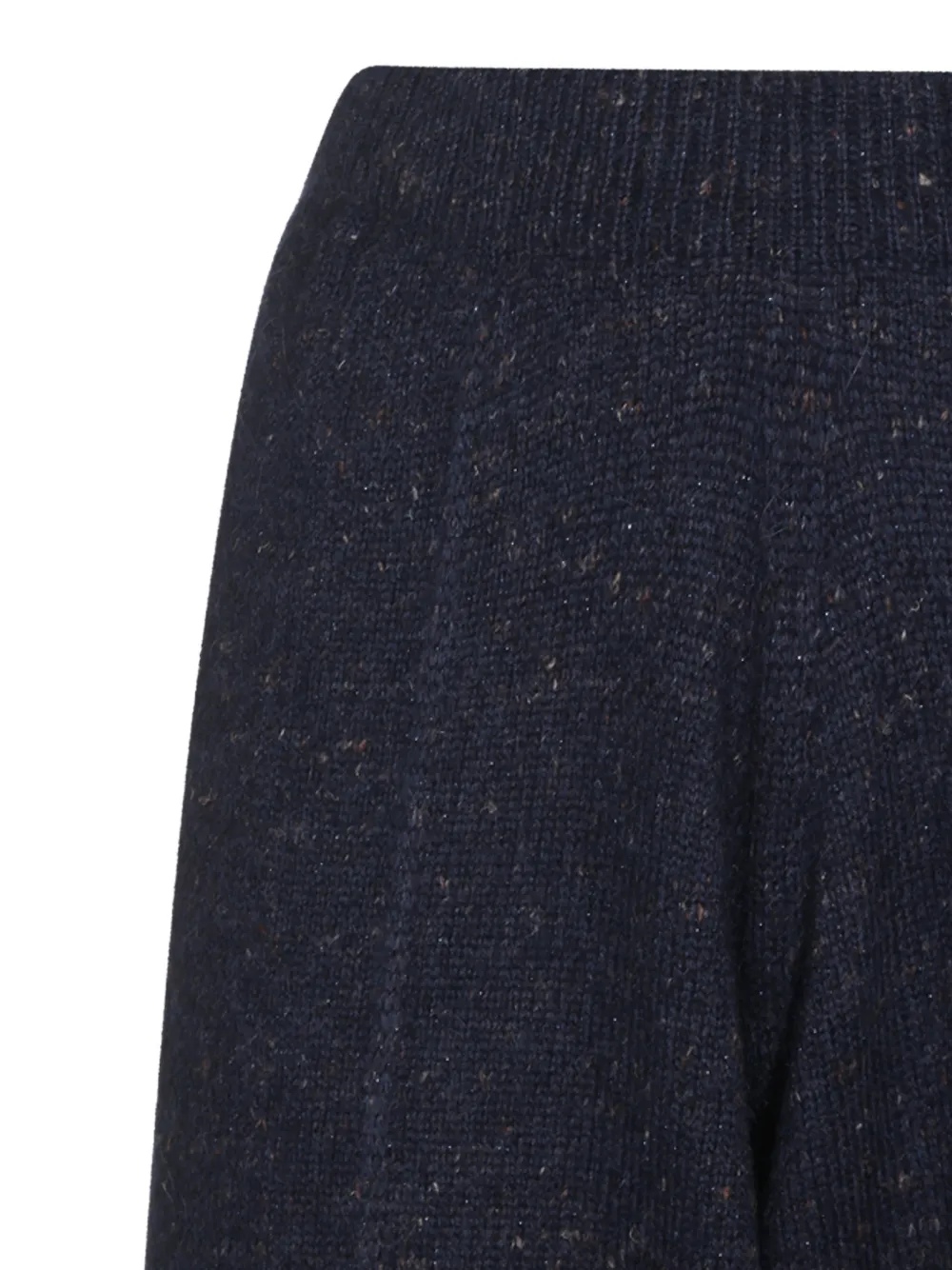 Fabiana Filippi Gebreide broek met vlekken Blauw