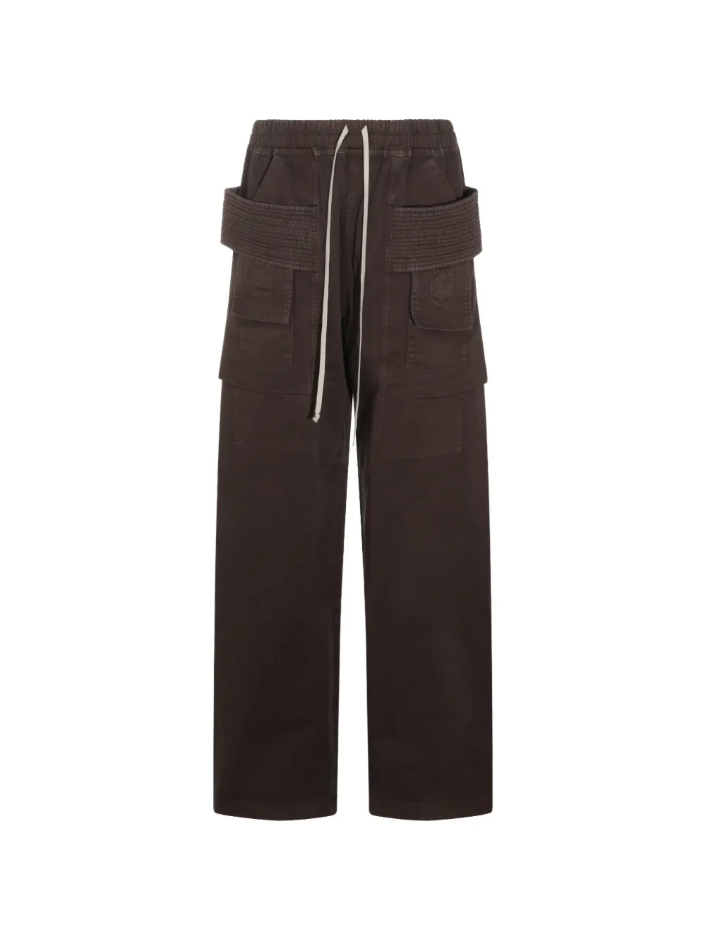 Rick Owens DRKSHDW drawstring-waist cargo pants - Marrone