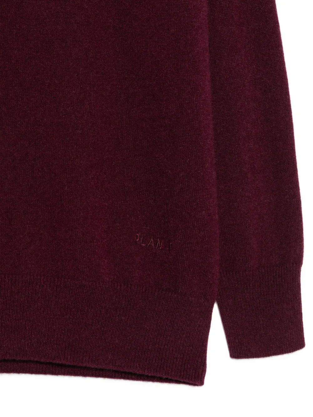 Plan C Trui met V-hals Rood