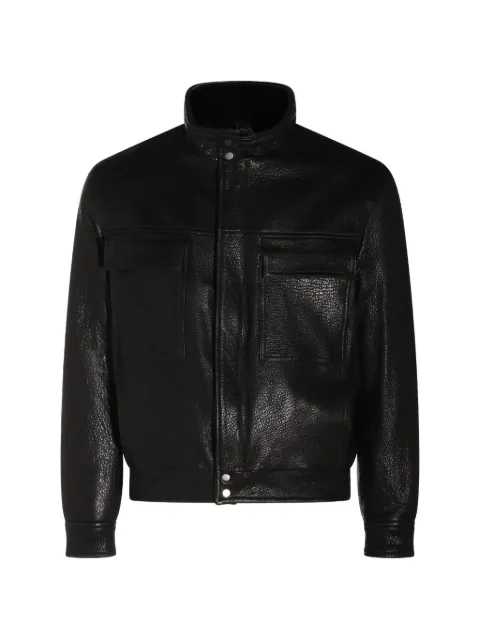 Salvatore Santoro grained leather jacket