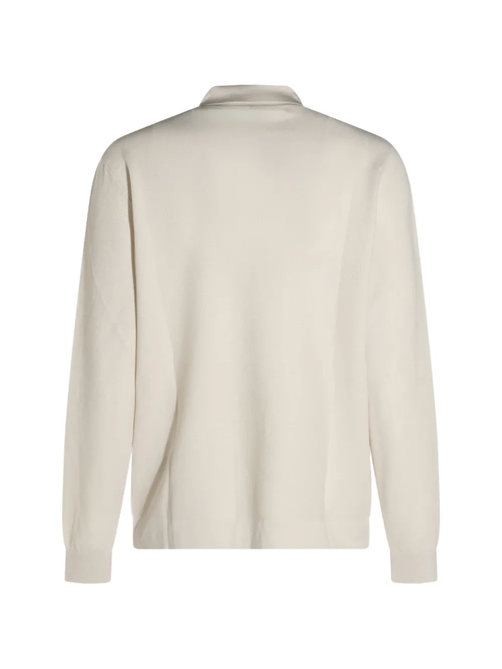 Malo Poloshirt met lange mouwen Beige