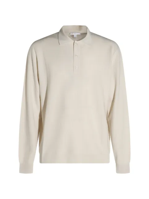 Malo long-sleeve polo shirt