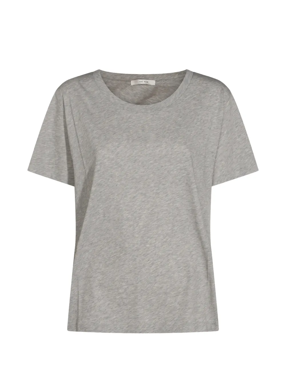 The Row Dera Cotton T-shirt In Grey