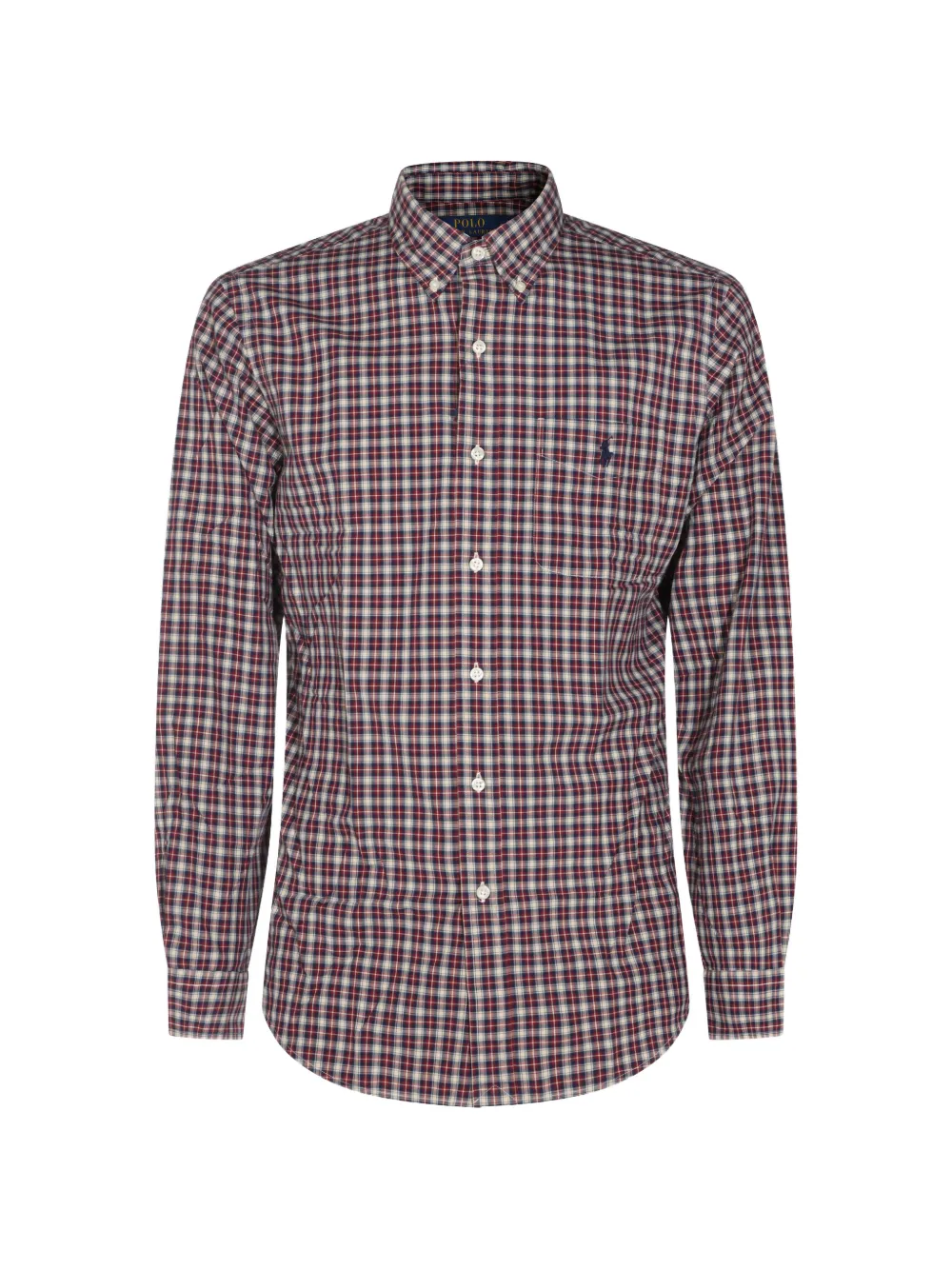 Polo Ralph Lauren Custom Fit geruit popeline overhemd Rood