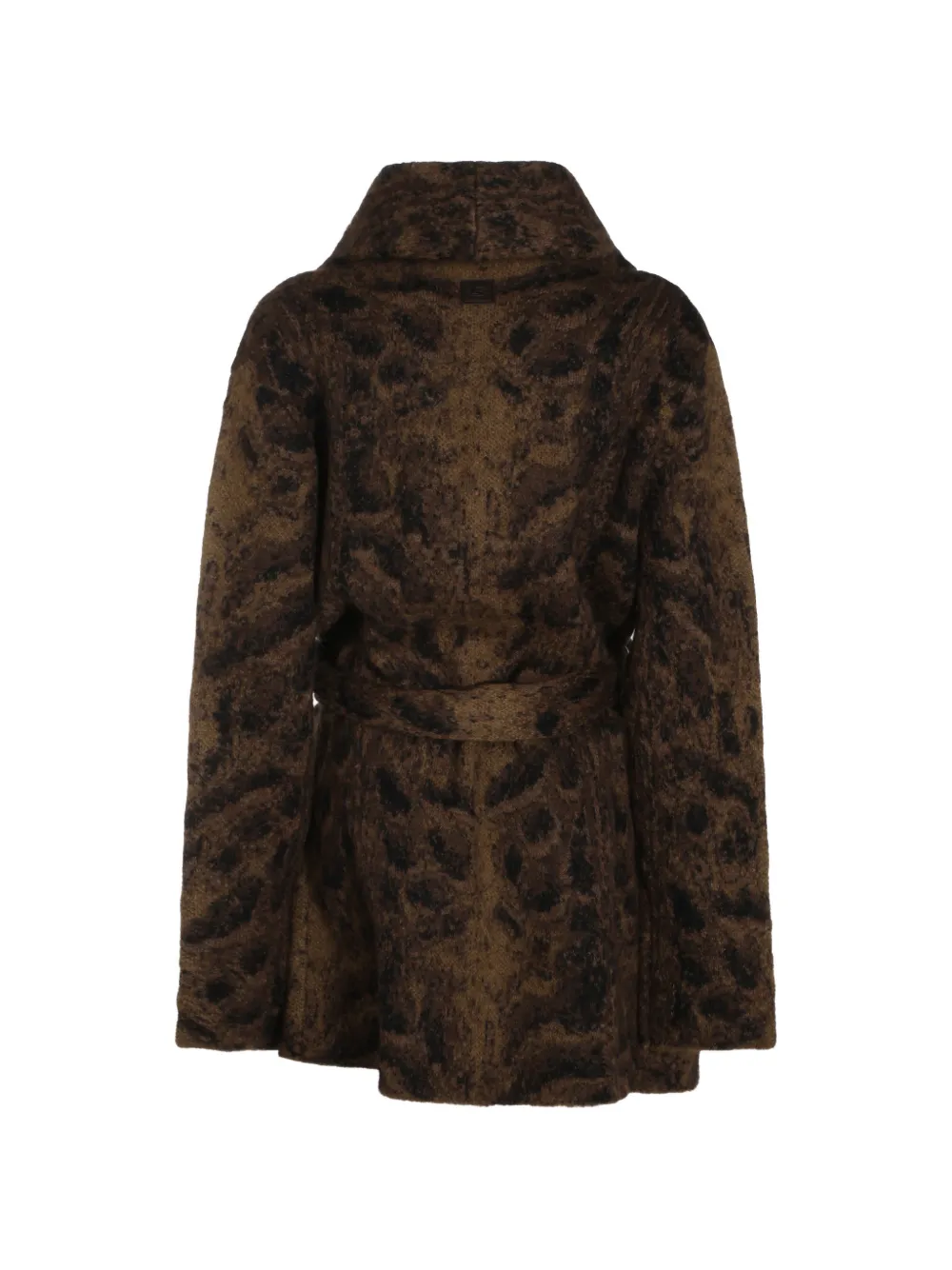 ETRO Vest met luipaardprint Bruin