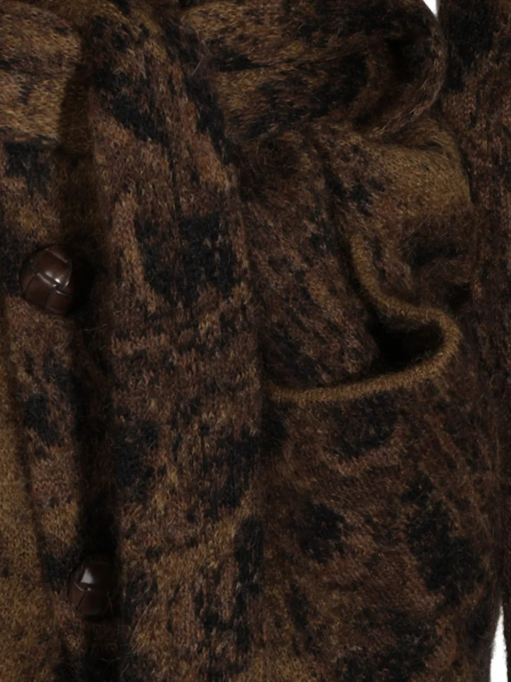 ETRO Vest met luipaardprint Bruin