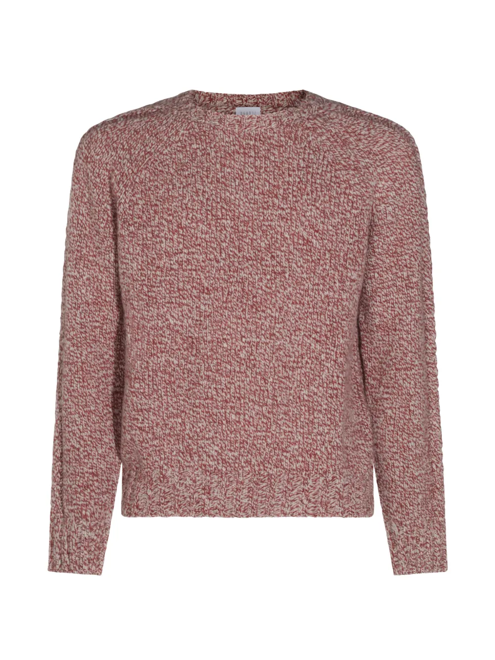 04651 / A TRIP IN A BAG marl raglan-sleeve sweater - Rosso