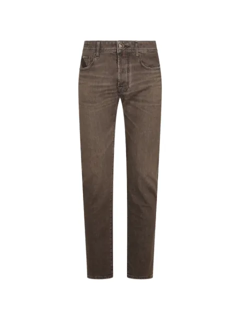Jacob Cohën logo-patch straight-leg jeans