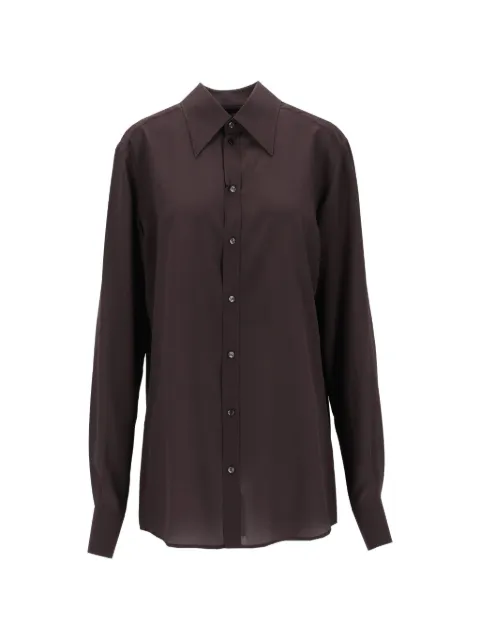 Dolce & Gabbana silk long-sleeve shirt