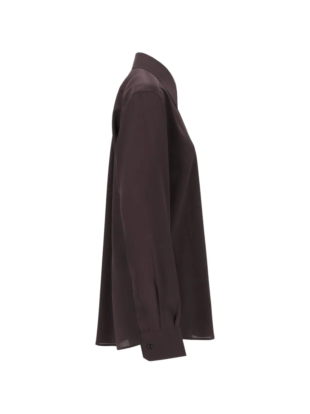 Dolce & Gabbana silk long-sleeve shirt Bruin