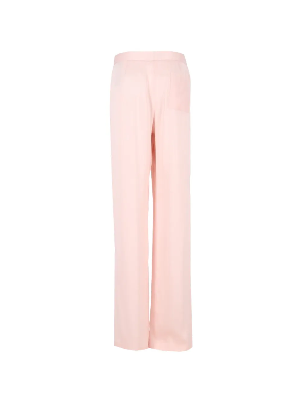 TOM FORD Zijden-satijnen broek met dubbele plooi Roze