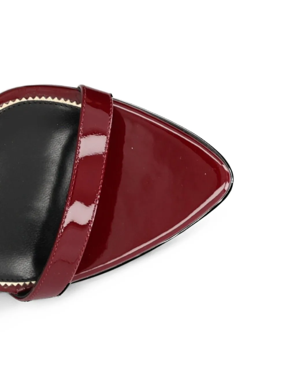 TOM FORD Padlock patent sandals Rood