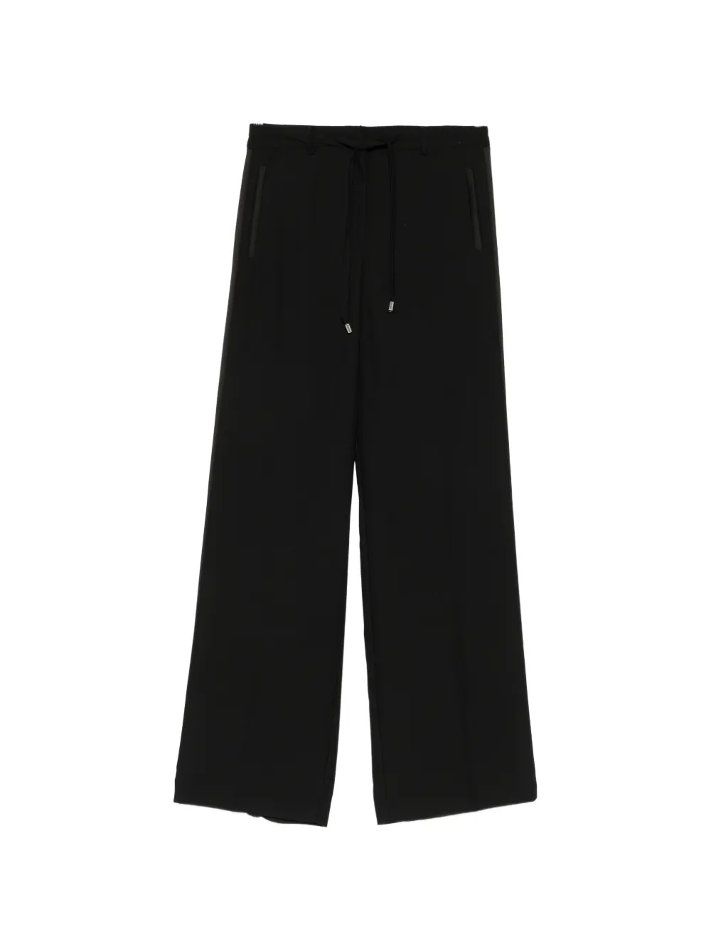 ERMANNO FIRENZE satin-stripe drawstring trousers