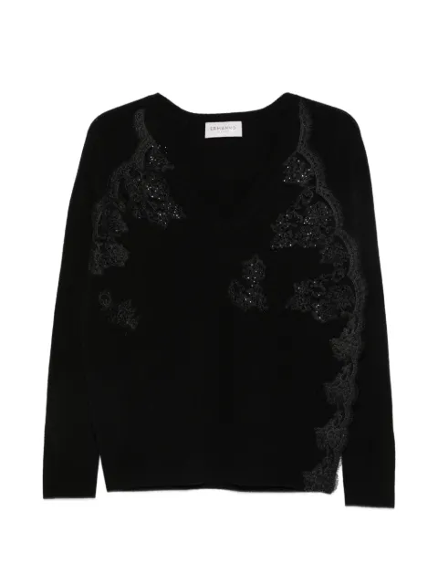 ERMANNO FIRENZE Pullover mit V-Ausschnitt