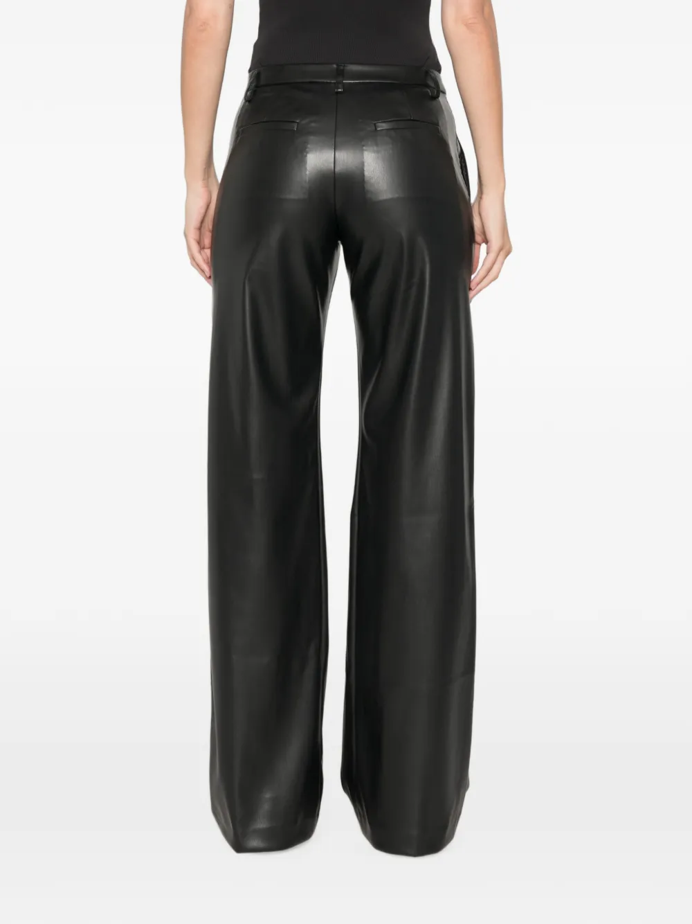 ERMANNO FIRENZE Broek met wijde pijpen Zwart