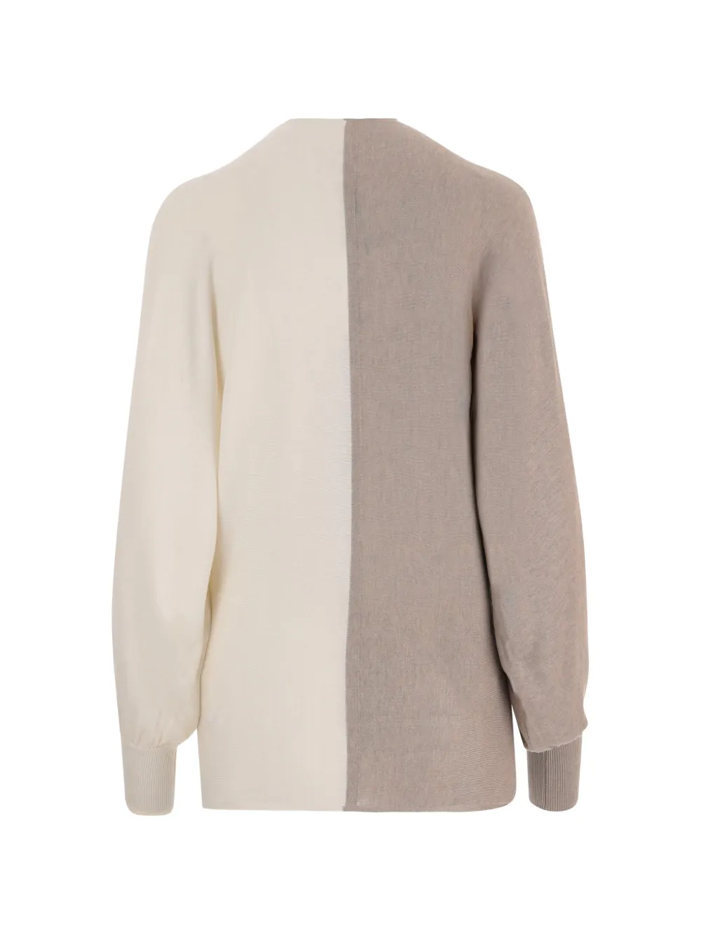 Jacquemus Tweekleurige top Beige