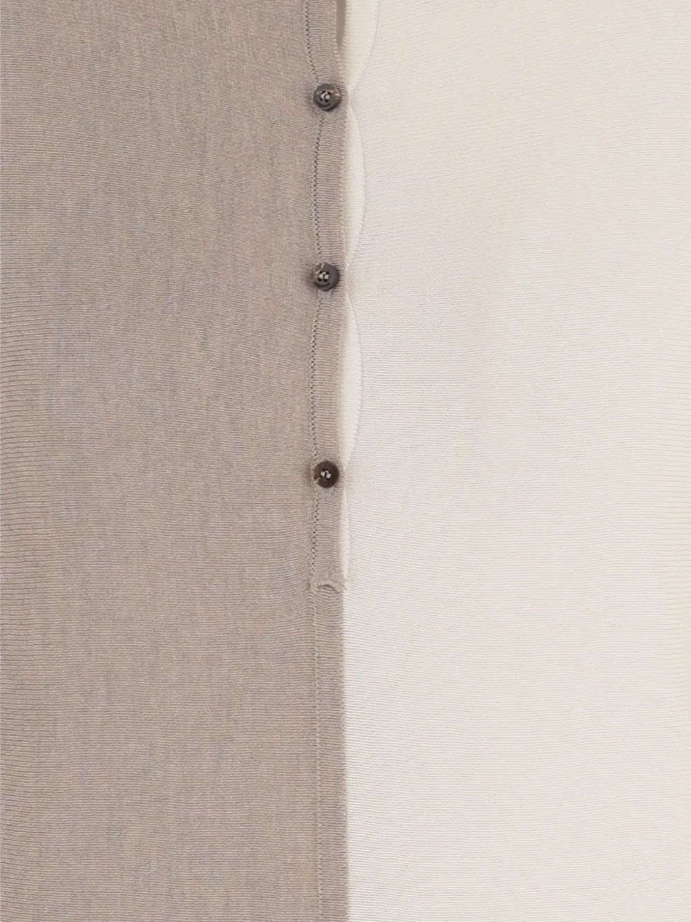 Jacquemus Tweekleurige top Beige