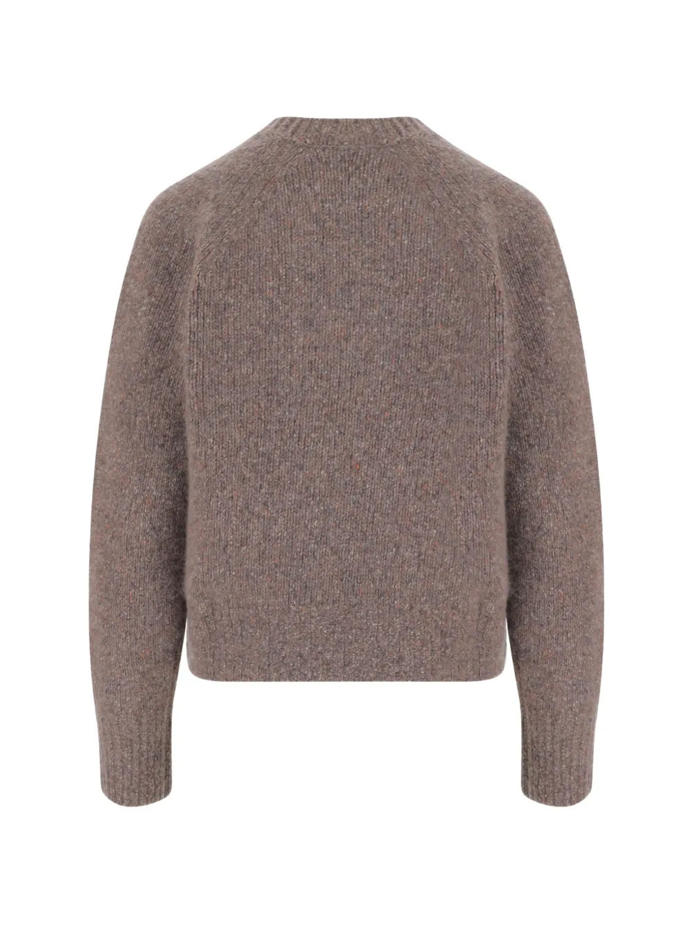 Allude Trui met ronde hals en raglan mouwen Bruin