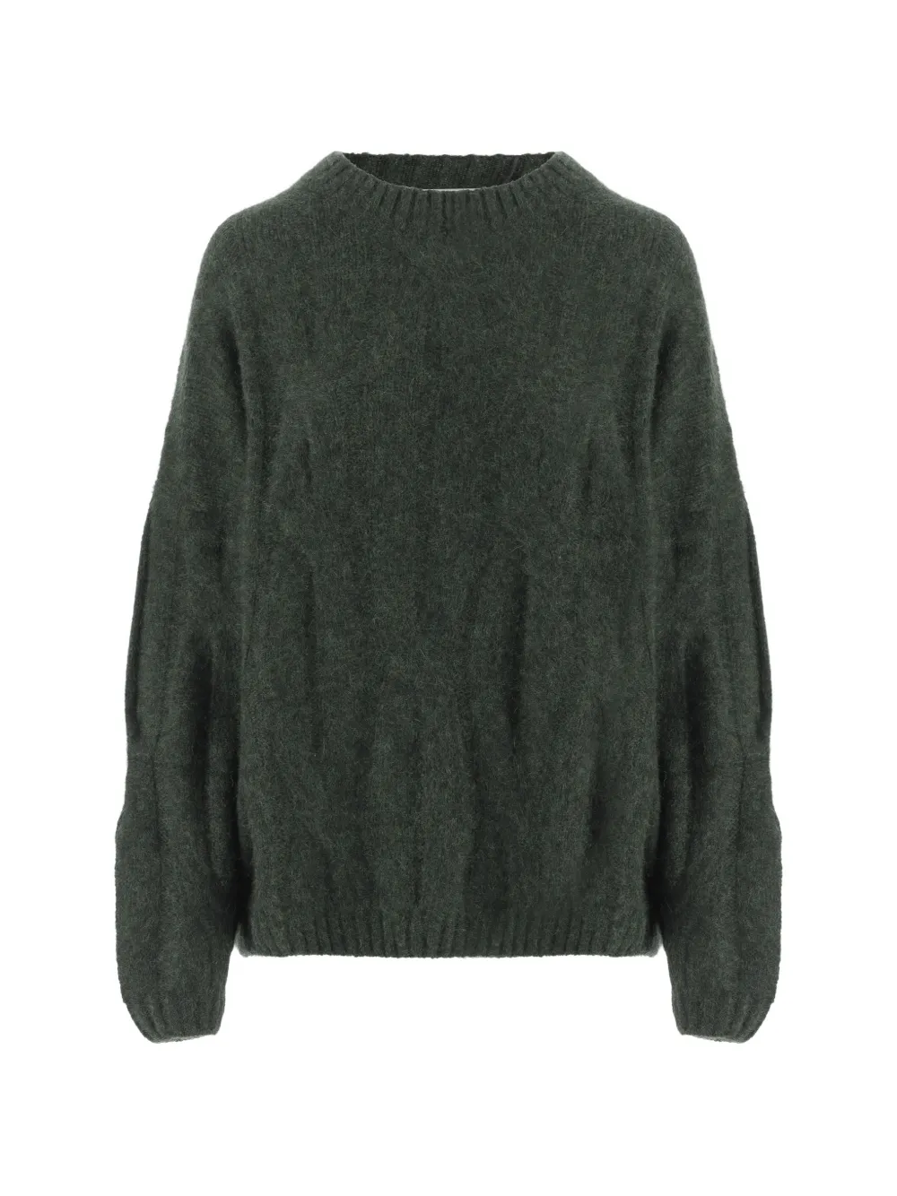 Allude crew-neck long-sleeve sweater