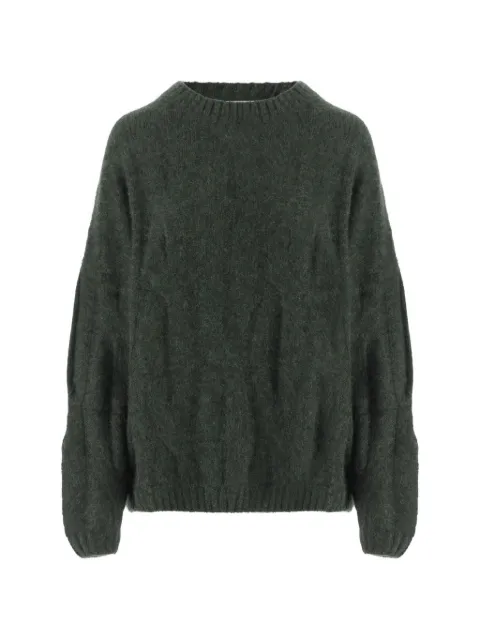 Allude crew-neck long-sleeve sweater