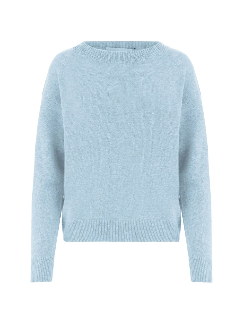 Allude ribbed-trim cashmere sweater - Blu