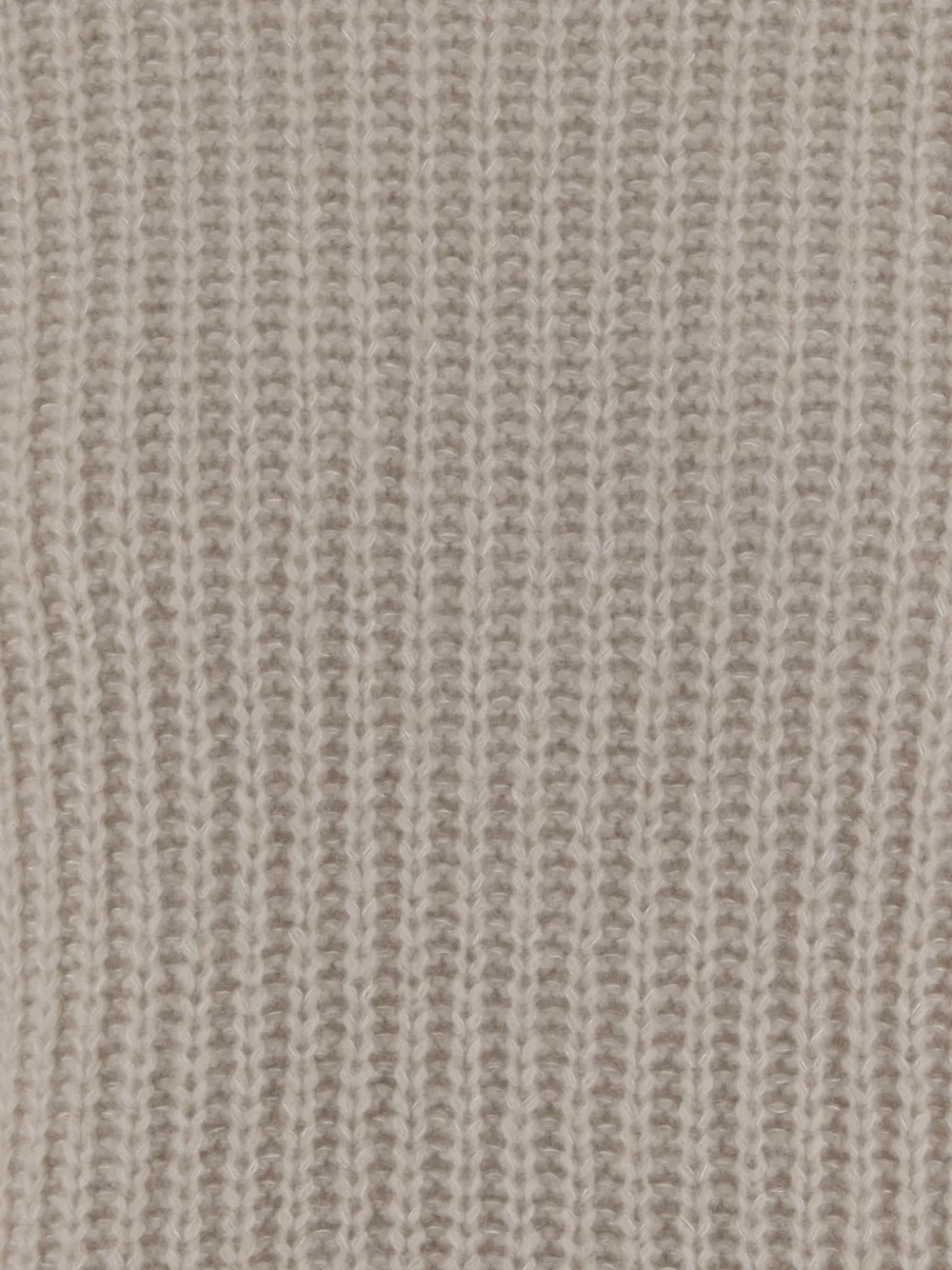 Allude ribbed-knit turtleneck sweater Beige
