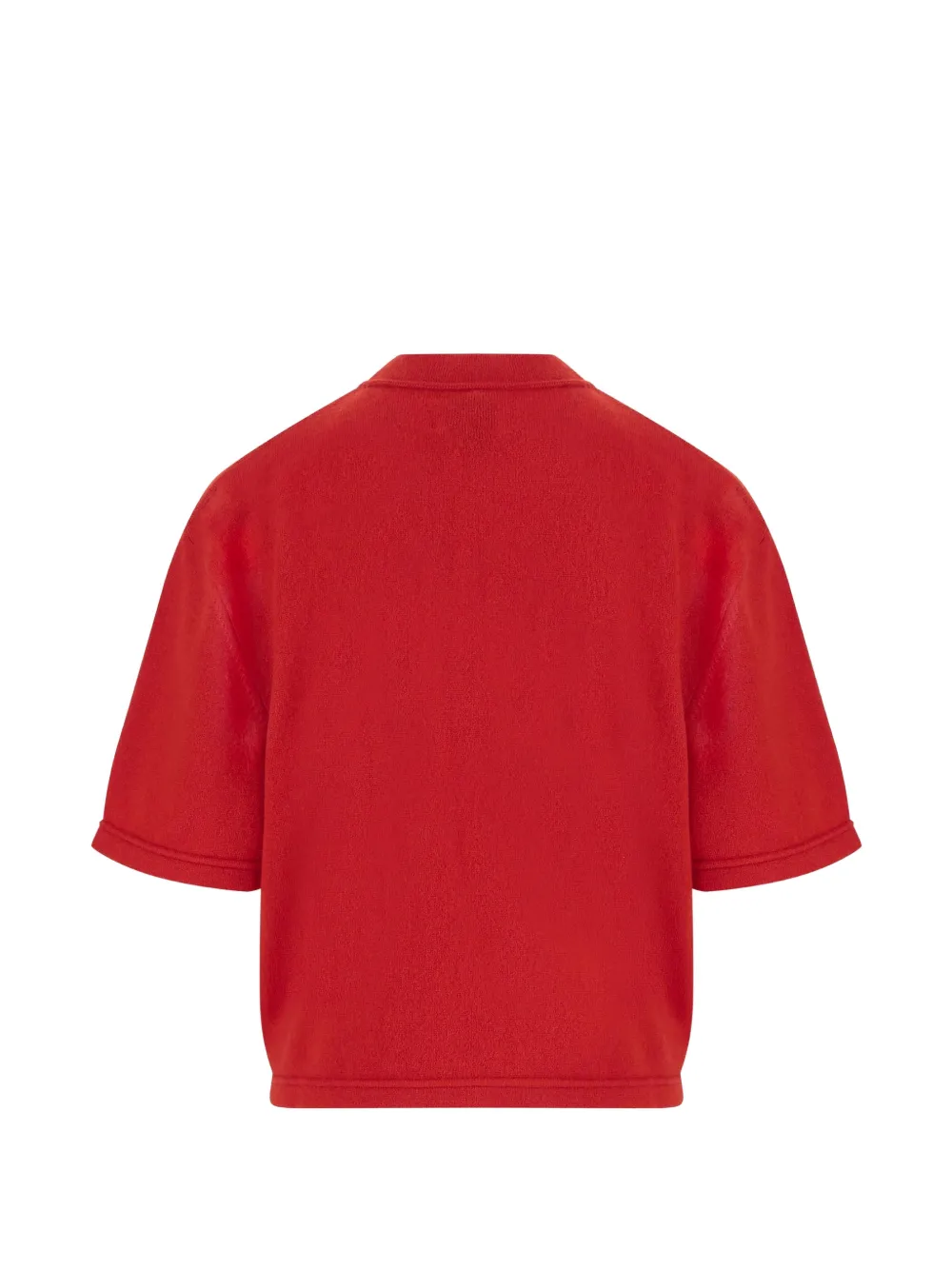 SA SU PHI Kasjmier trui met ronde hals Rood