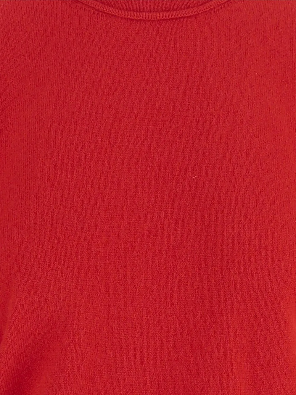 SA SU PHI Kasjmier trui met ronde hals Rood