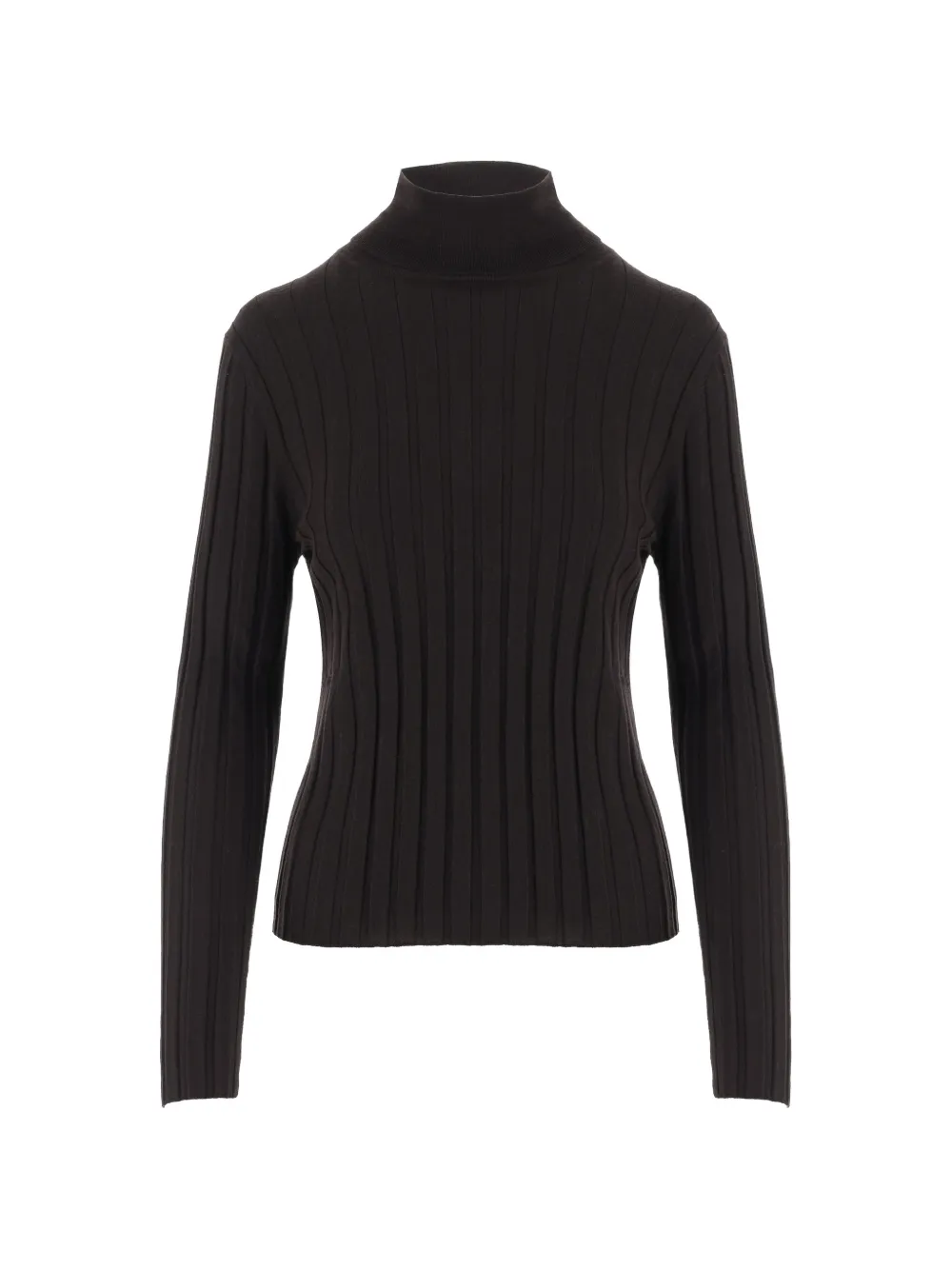 Allude ribbed-knit wool knitwear - Nero