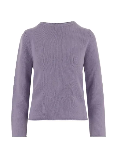 Allude crew neck long-sleeve sweater