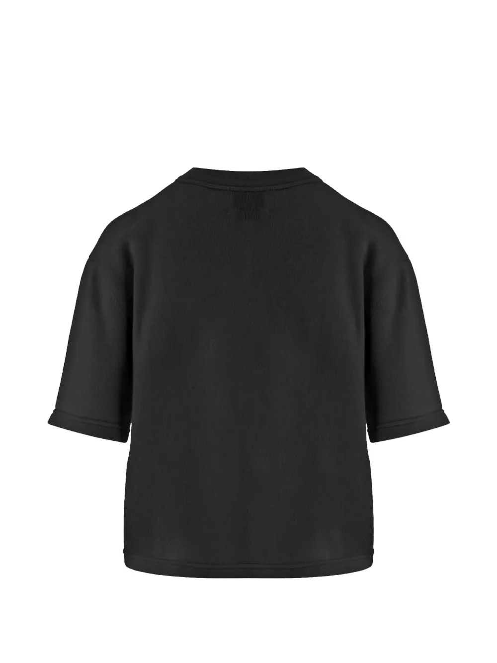 SA SU PHI T-shirt met ronde hals Zwart