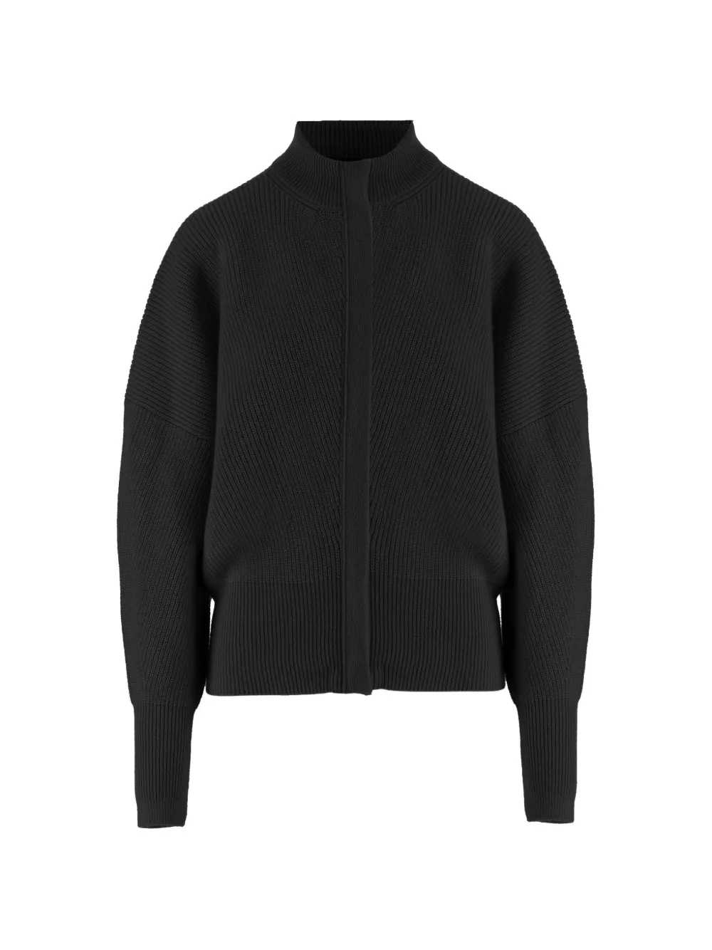 SA SU PHI ribbed cashmere cardigan - Nero