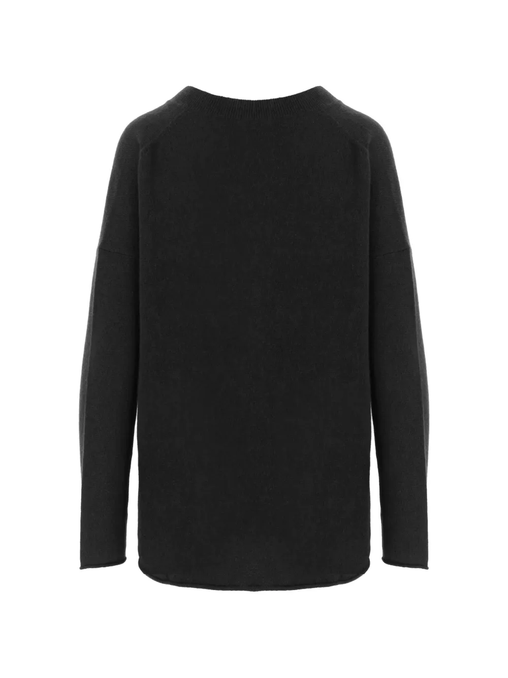 Allude Trui met V-hals en lange mouwen Zwart