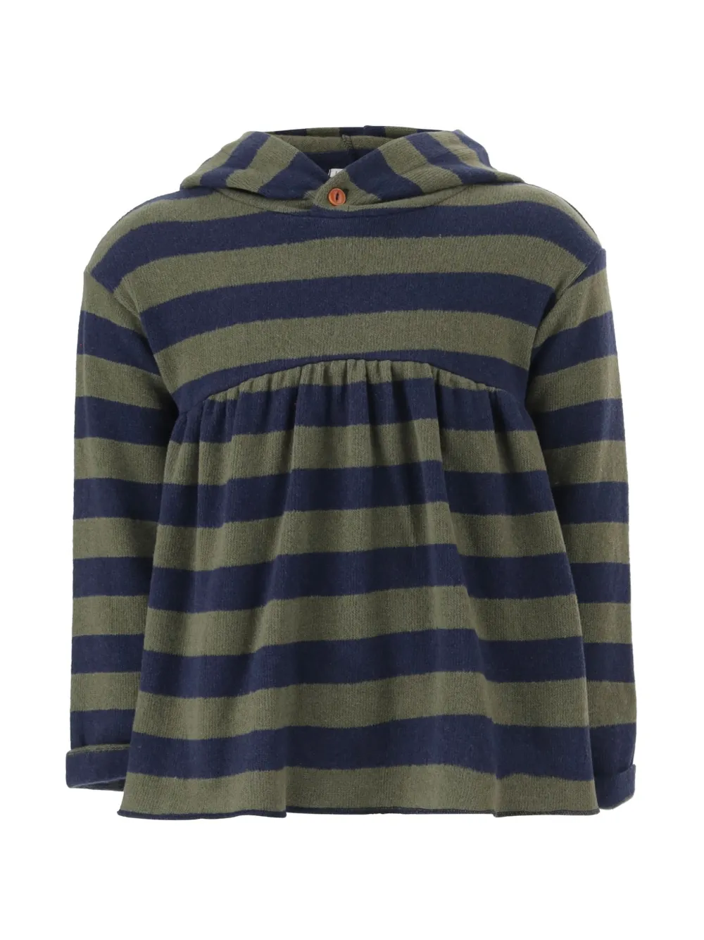 1+ In The Family striped hoodie - Verde