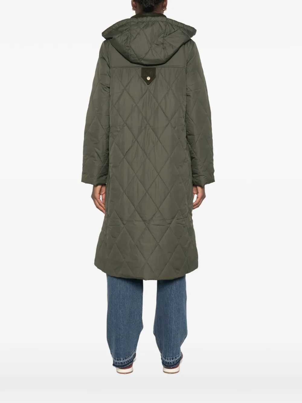 Barbour Gewatteerde jas Groen