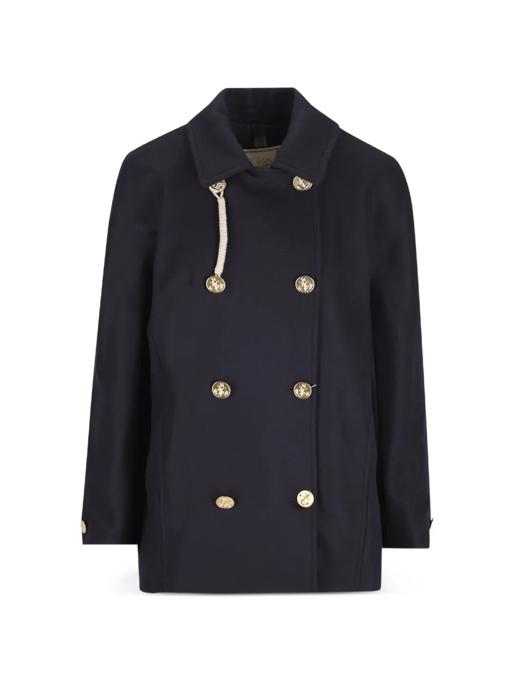 Camplin double-breasted anchor-button coat