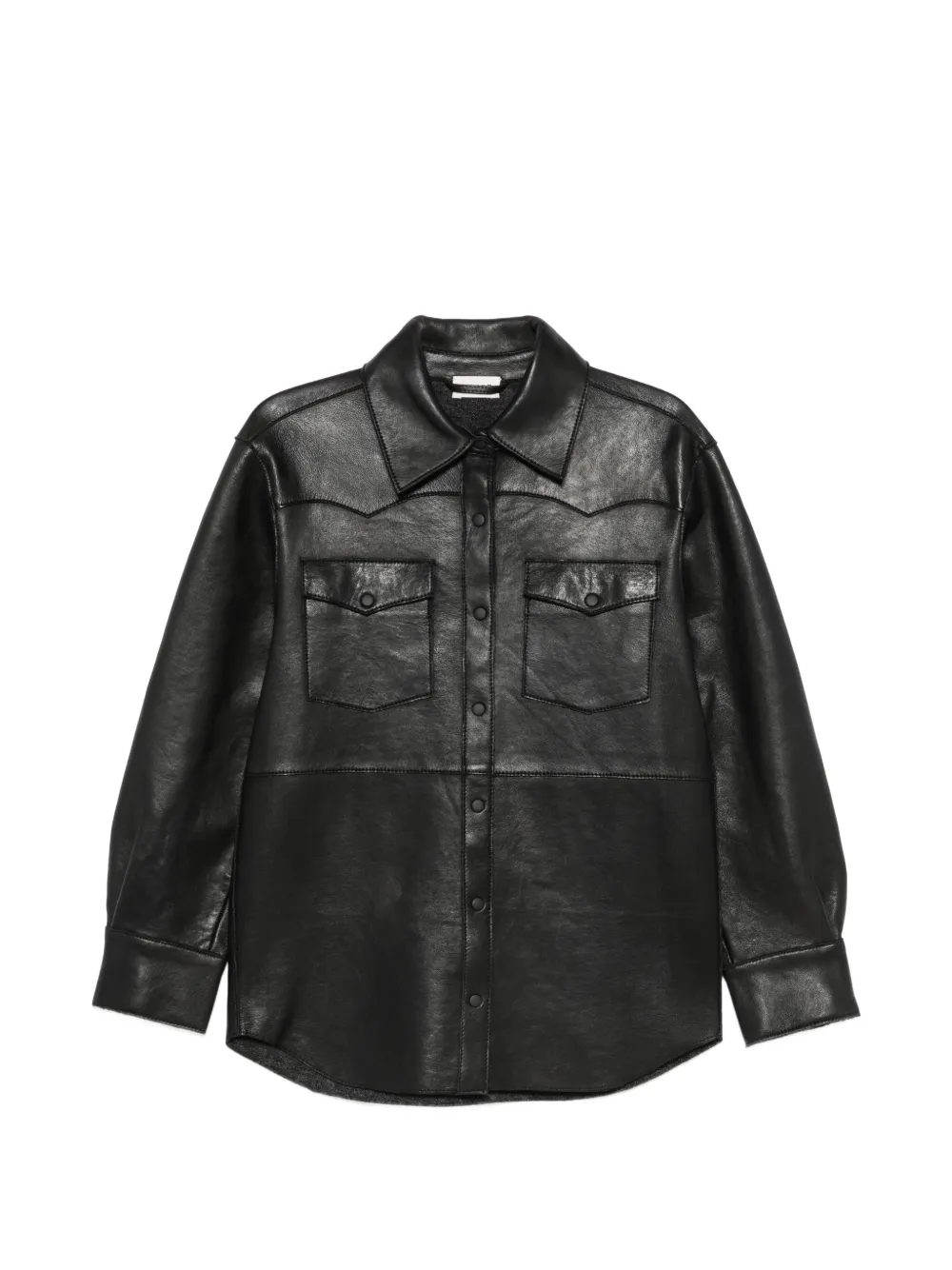 P.A.R.O.S.H. leather western-style leather jacket