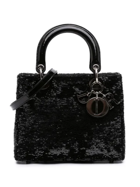 Christian Dior Pre-Owned 2013 Medium Sequins Lady Dior satchel