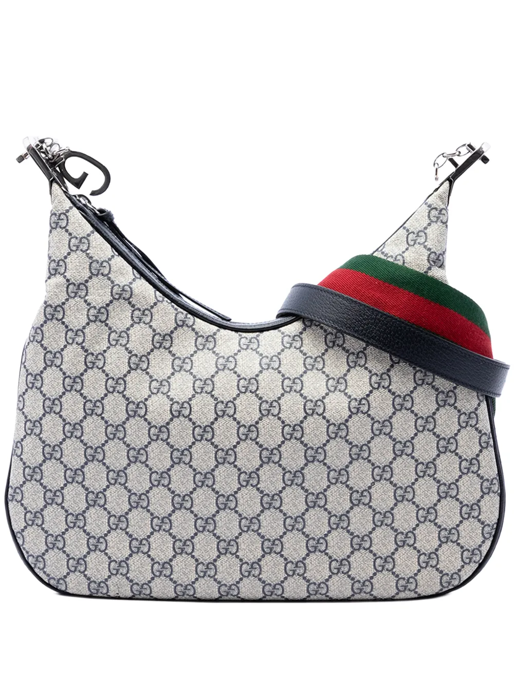 Gucci Pre-Owned 2016-2026 Large GG Supreme Web Attache crossbody bag - Toni neutri