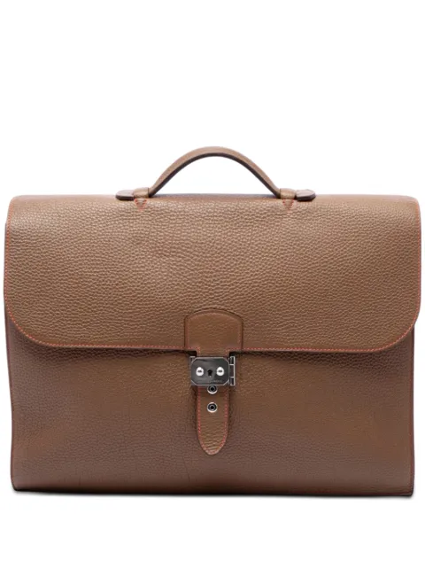 Hermès Pre-Owned 1997-2014 Togo Sac A Depeches 38 business bag