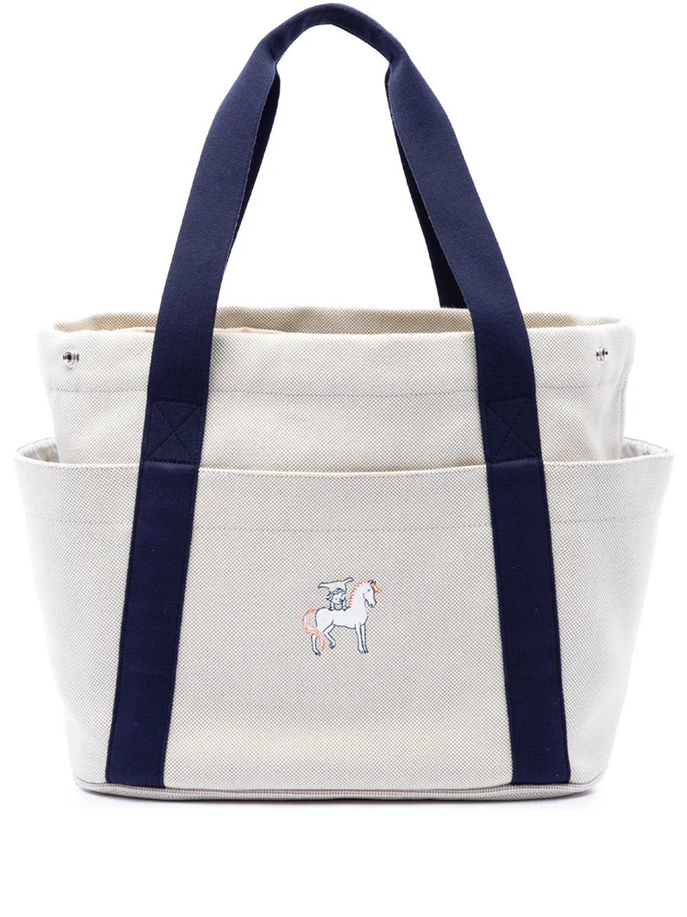 Hermès Pre-Owned 2010-2026 Toile Cabriole Nappy Bag tote bag - Weiß