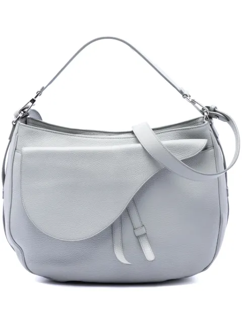 Christian Dior Pre-Owned 2021 Grained Calfskin Saddle Soft Bag satchel