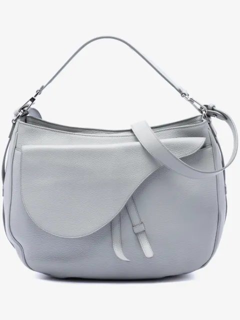 Christian Dior Pre-Owned 2021 Grained Calfskin Saddle Soft Bag satchel
