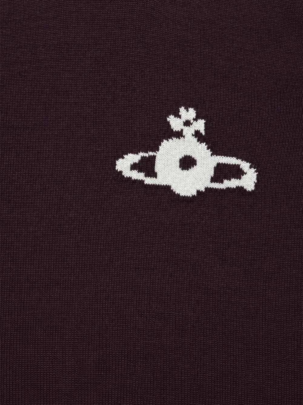 Vivienne Westwood Coltrui met Orb-intarsia Paars