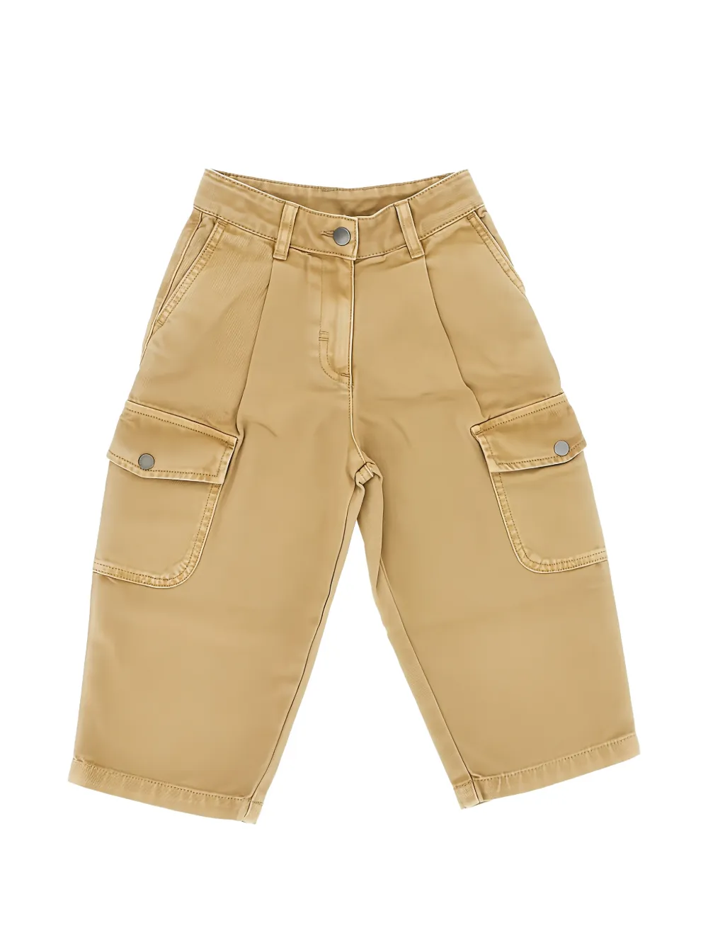 Stella McCartney Kids Cargo con pieghe - Marrone